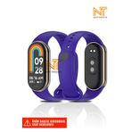 Nezih Case Mi Band 8 / Mi Band 9 Uyumlu Klasik Kordon Silikon Strap Kayış