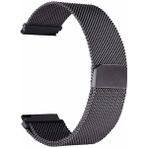Nezih Case Redmi Watch 3 Active Uyumlu A+ Kalite Mıknatıslı Örgü Hasır Metal Kordon - Siyah