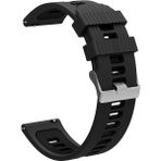 Nezih Case Redmi Watch 3 Active Uyumlu Çizgili Premium Spor Tasarım Yumuşak Silikon Kordon - Siyah