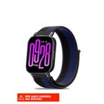 Nezih Case Redmi Watch 5 Active / Redmi Watch 5 Lite Uyumlu Hasır Örgü Cırtlı Naylon Kordon 22mm