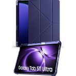 Nezih Case Samsung Galaxy S11 Ultra X930 Uyumlu Akıllı Kapak Kalem Bölmeli Tablet Kılıfı - Lacivert
