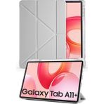 Nezih Case Samsung Galaxy Tab A11 Plus 11 Inç X230 Uyumlu Akıllı Kapak Kalem Bölmeli Tablet Kılıfı - Gri