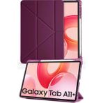Nezih Case Samsung Galaxy Tab A11 Plus 11 Inç X230 Uyumlu Akıllı Kapak Kalem Bölmeli Tablet Kılıfı - Mürdüm