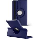 Nezih Case Samsung Galaxy Tab A11 X130 / A9 X110 8.7 Inç Uyumlu 360 Dönebilen Standlı Deri Tablet Kılıfı - Lacivert