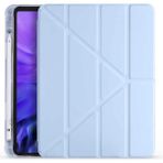 Nezih Case Samsung Galaxy Tab S7 Plus T970 12.4 Inç Tri Folding Tablet Kılıfı Mavi - Açık Mavi