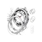 Nezih Case Samsung Galaxy Watch 6 Classic 47mm Uyumlu 360 Full Koruma Darbe Önleyici Kasa Ve Ekran Koruyucu