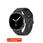 Nezih Case Samsung Galaxy Watch 8 40 / 44mm Watch 8 Classic 46mm Uyumlu Lansman Silikon Kordon