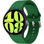 Nezih Case Samsung Galaxy Watch Fe / 4 / 5 / 5 Pro / 6 / 7 40 42 44 46MM Pim Tasarım Tam Uyumlu Silikon Kordon - Açık Haki