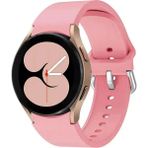 Nezih Case Samsung Galaxy Watch Fe / 4 / 5 / 5 Pro / 6 / 7 40 42 44 46MM Pim Tasarım Tam Uyumlu Silikon Kordon - Barbie Pink