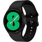 Nezih Case Samsung Galaxy Watch Fe / 4 / 5 / 5 Pro / 6 / 7 40 42 44 46MM Pim Tasarım Tam Uyumlu Silikon Kordon - Siyah - Siyah