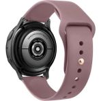 Nezih Case Samsung Galaxy Watch Fe 4/5/6/7 40-42-44-46 mm Uyumlu 20MM Yumuşak Jel Silikon Kordon Kayış - Gülkurusu