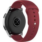 Nezih Case Samsung Galaxy Watch Fe 4/5/6/7 40-42-44-46 mm Uyumlu 20MM Yumuşak Jel Silikon Kordon Kayış - Mürdüm
