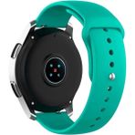 Nezih Case Samsung Galaxy Watch Fe 4/5/6/7 40-42-44-46 mm Uyumlu 20MM Yumuşak Jel Silikon Kordon Kayış - Turkuaz