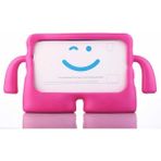 Nezih Case Samsung Tab A 8.0 2019 T290 Renkli Şık Tasarım K.pembe + Nano Ekran Koruyucu Koyu Pembe Silikon Cep Telefonu Kılıf