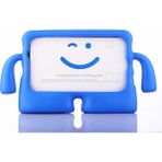 Nezih Case Samsung Tab A 8.0 2019 T290 Renkli Şık Tasarım Mavi + Nano Ekran Koruyucu Mavi Silikon Cep Telefonu Kılıf