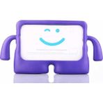 Nezih Case Samsung Tab A 8.0 2019 T290 Renkli Şık Tasarım Mor + Nano Ekran Koruyucu Mor Silikon Cep Telefonu Kılıf