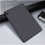 Nezih Case Samsung Tab S6 Lite P610 Ultra Slim Siyah + Nano Ekran Koruyucu Siyah Silikon Cep Telefonu Kılıf
