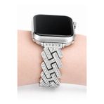 Nezih Case Watch 5/6/7/8/9/10/se/ultra/ultra2 44/45/49mm Seri 10/11 46mm Uyumlu Diamond Taşlı Kordon