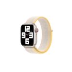 Nezih Case Watch Seri 5/6/7/8/9/se 38/40/41mm Seri 10 42 / Seri 11 42mm Uyumlu Hasır Örgü Kordon Starlight