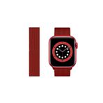 Nezih Case Watch Seri 5/6/7/8/9/se 38/40/41mm Seri 10 42 / Seri 11 42mm Uyumlu Mıknatıslı Hasır Metal Kordon