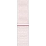 Nezih Case Watch Seri 5/6/7/8/9/se 38/40/41mm Seri 10 42 / Seri 11 42mm Uyumlu Spor Kumaş Kordon - Açık Pembe