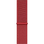 Nezih Case Watch Seri 5/6/7/8/9/se 38/40/41mm Seri 10 42 / Seri 11 42mm Uyumlu Spor Kumaş Kordon - Kırmızı