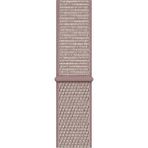 Nezih Case Watch Seri 5/6/7/8/9/se 38/40/41mm Seri 10 42 / Seri 11 42mm Uyumlu Spor Kumaş Kordon - Rose