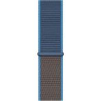 Nezih Case Watch Seri 5/6/7/8/9/se 38/40/41mm Seri 10 42 / Seri 11 42mm Uyumlu Spor Kumaş Kordon - Surf Blue
