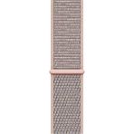 Nezih Case Watch Seri 5/6/7/8/9/se 38/40/41mm Seri 10 42 / Seri 11 42mm Uyumlu Uyumlu Spor Kumaş Kordon - Kum Pembe