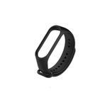 Nezih Case Xiaomi Mi Band 2 Uyumlu Akıllı Bileklik Silikon Kordon Kayış Siyah