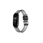 Nezih Case Xiaomi Mi Band 3 / 4 / 5 / 6 Uyumlu Şeffaf Sert Silikon Saat Kordonu Siyah