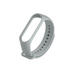 Nezih Case Xiaomi Mi Band 3/4 Akıllı Bileklik Silikon Kordon Kayış Silver