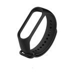 Nezih Case Xiaomi Mi Band 3/4 Akıllı Bileklik Silikon Kordon Kayış Siyah