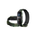 Nezih Case Xiaomi Mi Band 3/4 Uyumlu A+ Yüksek Kalite Kamuflaj Desenli Akıllı Bileklik Kordon Kayış Silikon