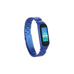 Nezih Case Xiaomi Mi Band 5 Ve Mi Band 6 Uyumlu Metal Paslanmaz Çelik Baklalı Kordon Gold