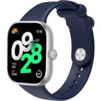 Nezih Case Xiaomi Redmi Watch 4 / 5 / 6 / Band 8 Pro / Uyumlu Tasarım Spor Jel Silikon Kordon - Açık Lacivert