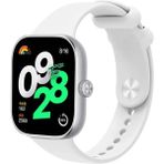 Nezih Case Xiaomi Redmi Watch 4 / 5 / 6 / Band 8 Pro / Uyumlu Tasarım Spor Jel Silikon Kordon - Beyaz
