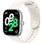 Nezih Case Xiaomi Redmi Watch 4 / 5 / 6 / Band 8 Pro / Uyumlu Tasarım Spor Jel Silikon Kordon - Krem
