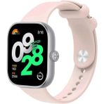 Nezih Case Xiaomi Redmi Watch 4 / 5 / 6 / Band 8 Pro / Uyumlu Tasarım Spor Jel Silikon Kordon - Kum Pembesi
