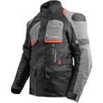 Nf 2500 Airbag Korumalı 4 Mevsim Motosiklet Montu Kırmızı/gri - 2XL - Siyah