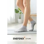 NF ND ENEFENDİ Kaydırmaz Unisex Yoga, Pilates, Tavaf Çorabı | Spor Patik Çorap |gri 36-40 - 36 - 40