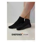 NF ND ENEFENDİ YOGAEKO Kaydırmaz Unisex Yoga, Pilates, Tavaf Çorabı | Spor Patik Çorap |Siyah 36-40