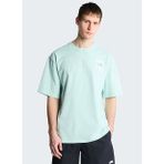 NF0A8GA0G701-M SUN OVERSIZE-GRAPHIC Açık Yeşil Regular Fit Baskılı Erkek T-Shirt