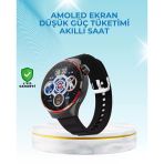 Nfc Destekli Akıllı Saat Amoled Ekranlı Tasarım