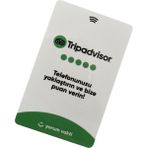 Nfc Tripadvisor Yorum ve Puanlama Kartı - 1BW-Beyaz - 1 Adet