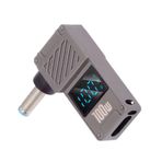 NFHK USB C - DC Adaptörü, USB C Dişi - DC (4,5 x 3,0 mm), HP PD Jak Konnektörü 100 W, Güç göstergesi ile dizüstü bilgisayar hızlı şarj