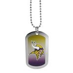 NFL Siskiyou Spor Taraftar Mağazası Minnesota Vikings Takım Etiketi Kolye 66 cm Takım Rengi