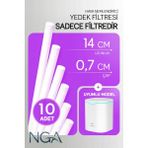 NGA Hava Nemlendirici Buhar Makinesi Filtresi 10 Adet (Sadece Filtredir) - Beyaz