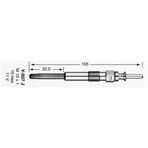 NGK 2691 Isıtma Kızdırma Bujisi Y-507J Bmw Serıe 3 5 7-Mg Zt 2.0 Cdtı Omega B 2.5 Dtı Rover 75 Rj Cdt