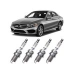 Ngk Buji Seti Mercedes Benz C200 C250 E250 1.8 2008 - 2014 Lazer Platin 4 Adet